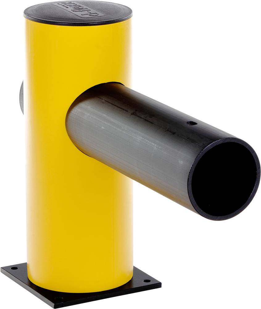 Artikelhauptbild Endpfosten für Barriere Charlie H500xB619xD200 mm schwarz/gelb