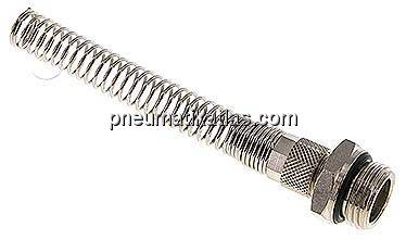 Gerade Verschraubung G 1/2"-10x8mm mit Knickschutz Gerade Verschraubung G 1/2"-10x8mm mit Knickschutz