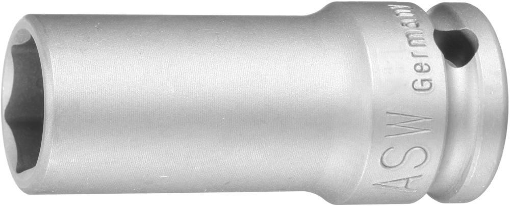 Kraft- Steckschlüsseleinsatz lang 1/2" 27mm ASW