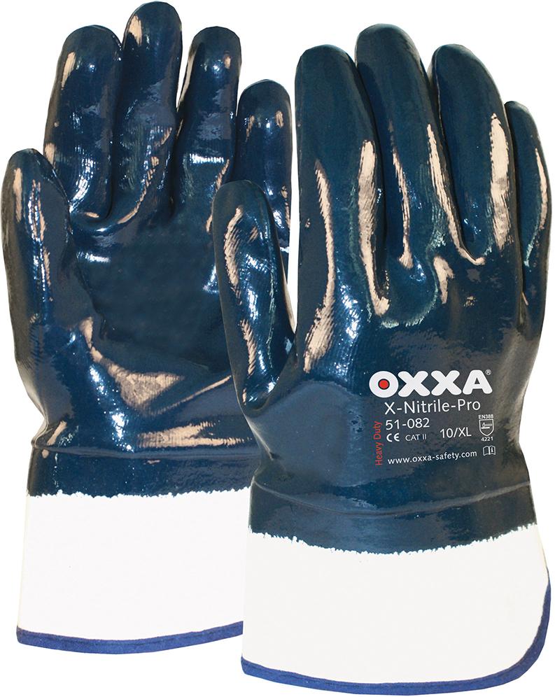 Handschuh Oxxa X-Nitrile-Pro, Gr.10, Stulpe beschichtet