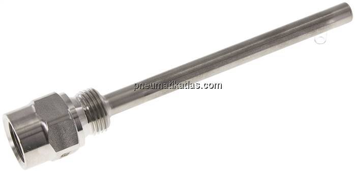 Schutzrohr zum Einschrauben (G 1/2"), 160mm, 1.4571