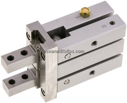 Parallelgreifer, Kolben 25mm, einfachwirkend - drucklos geschlossen (innen greif