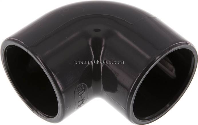 90°-Klebemuffen-Winkel, PVC-U, 50mm