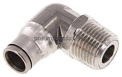 Winkel-Steckanschluss NPT 1/2"-12mm, IQS-Edelstahl