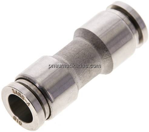 Gerader Steckanschluss 10mm-10mm, IQS-ES LE/IQS-PVDF