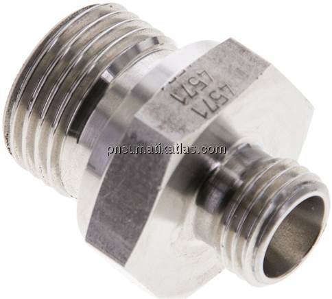 Gerade Schneidringverschr. G 1/2"-8 L (M14x1,5), ohne Mutter & Schneidring, 1.45