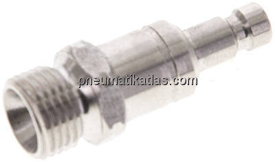 Kupplungsstecker (NW2,7) G 1/8"(AG), 1.4404