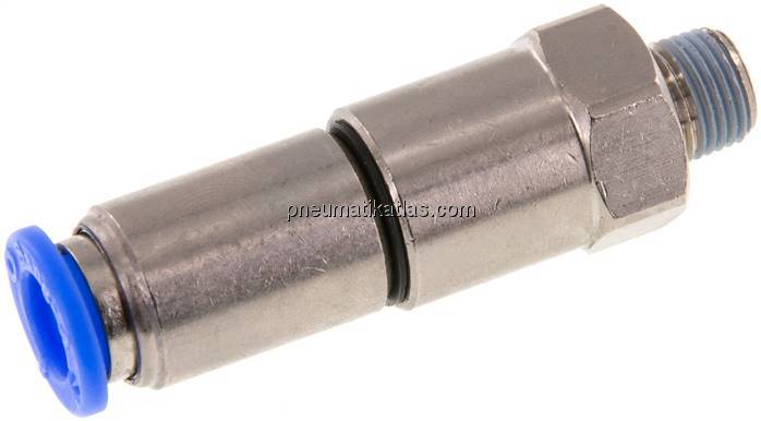 Gerade Schnelldrehverschraubung R 1/8"-8mm, IQS-Standard