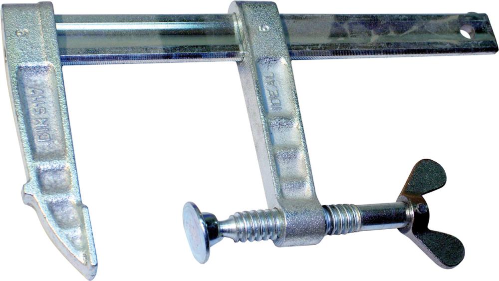 Polschraubzwinge PZ600 600 A, Ausladung 80 mm
