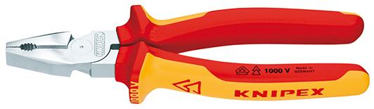 Kraft-Kombinationszange 0206 VDE 225mm KNIPEX