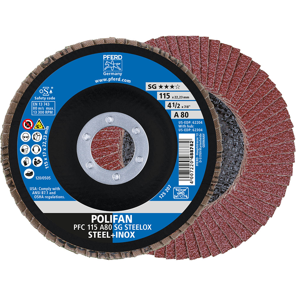 POLIFAN-Fächerscheiben PFC 115 A 80 PSF STEELOX