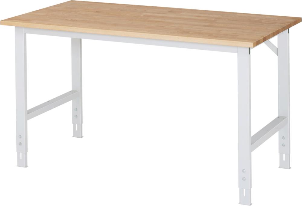 Arbeitstisch Tom - Buche-Platte B1500xT800xH760-1 080mm Buche-Massiv-Platte