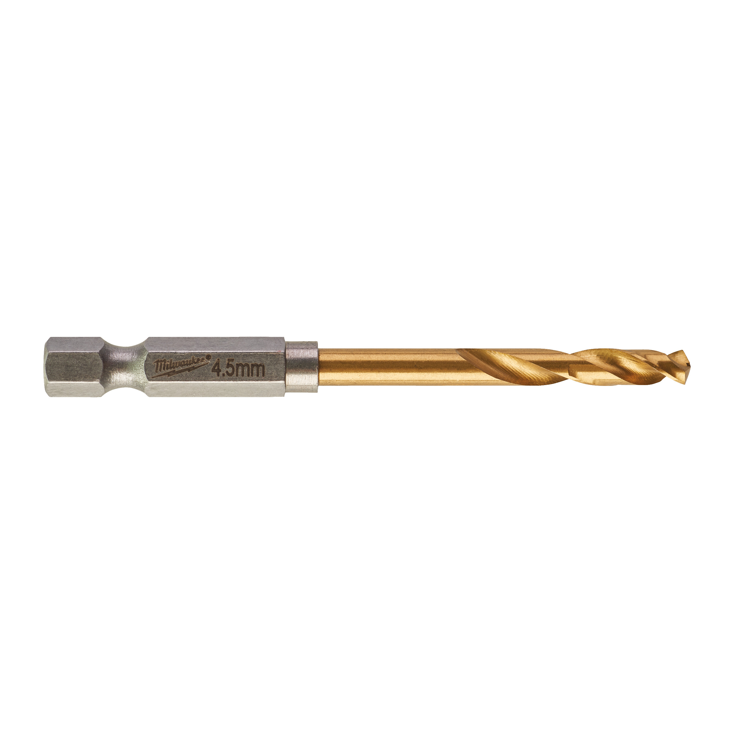 SHOCKWAVE Metallbohrer HSS G RED HEX Titan 1/4" 10er Pack 4,5 x 76 mm