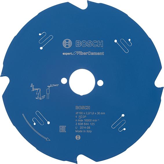 HM-Kreissägeblatt 190x2,2/1,6x30 4Z TCG BosVE à 1 Stück Expert for Fiber Cement