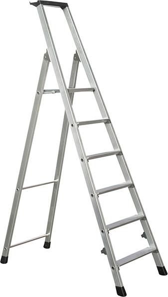 Stufenleiter Nova S 6 Stufen Plattformhöhe 1,26 m Arbeitshöhe 3,25 m ZARGES