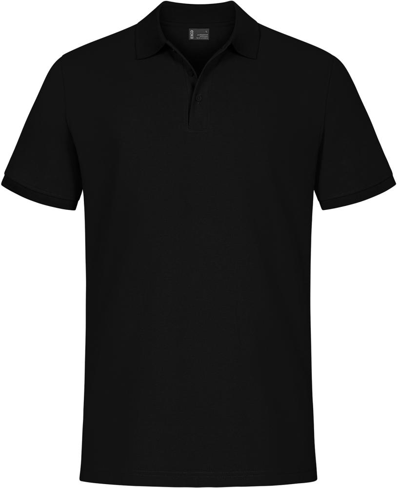 Poloshirt, schwarz, Gr.3XL