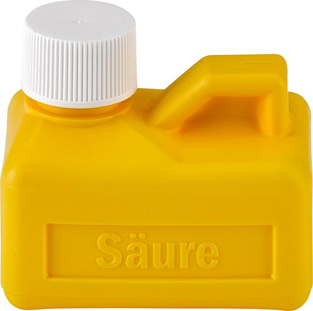 Säureflasche, gelb, 125 ml