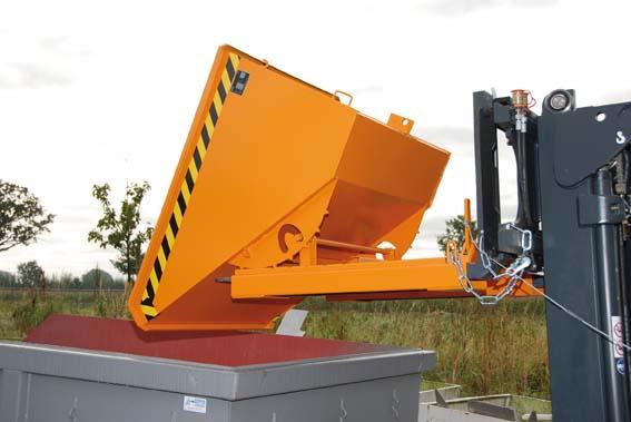 Kippbehälter EXPO 255 l B925xT960xH540 mm RAL5012 Tragkraft 750kg