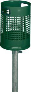 Abfallbehälter 30 l grün 350x350xH1200 mm