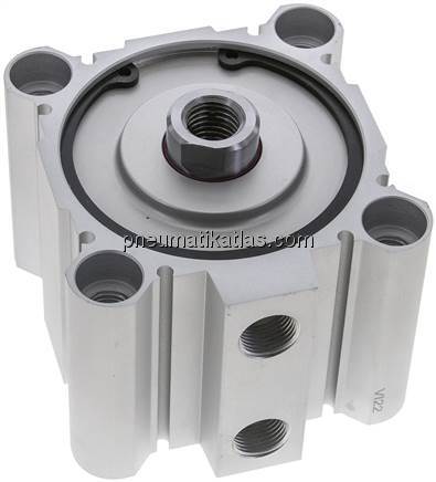 Kompaktzylinder, doppeltwirkend, Kolben 80mm, Hub 20mm Kompaktzylinder, doppeltwirkend, Kolben 80mm, Hub 20mm