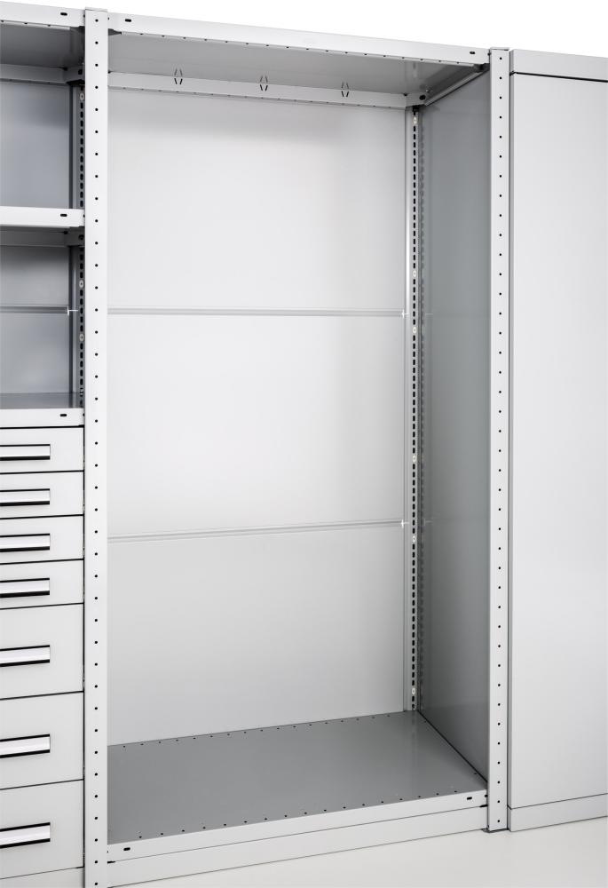 Rückwand CLIP L1300 H3000 Vollblech grau META
