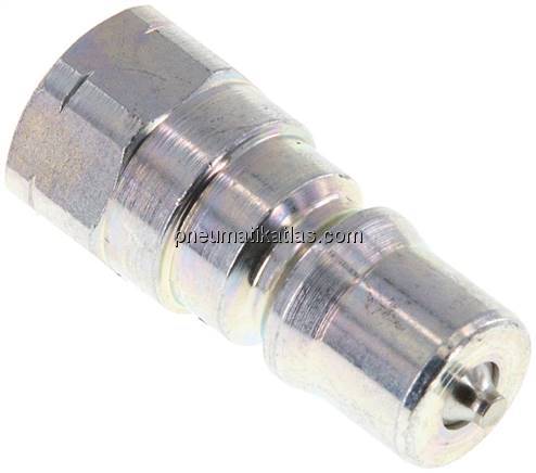Hydraulikkupplung ISO 7241-1B, Stecker, NPT 1/8"(IG), Stahl