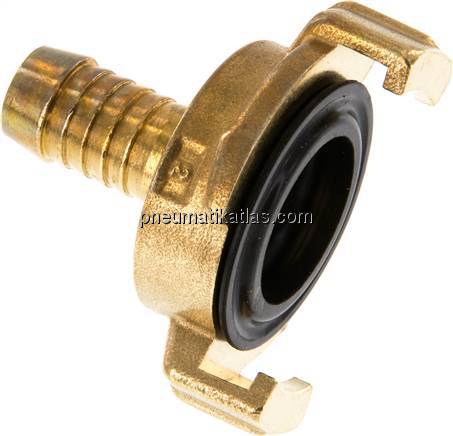 GK-Schlauchkupplung,13 (1/2")mm Schlauch, Messing