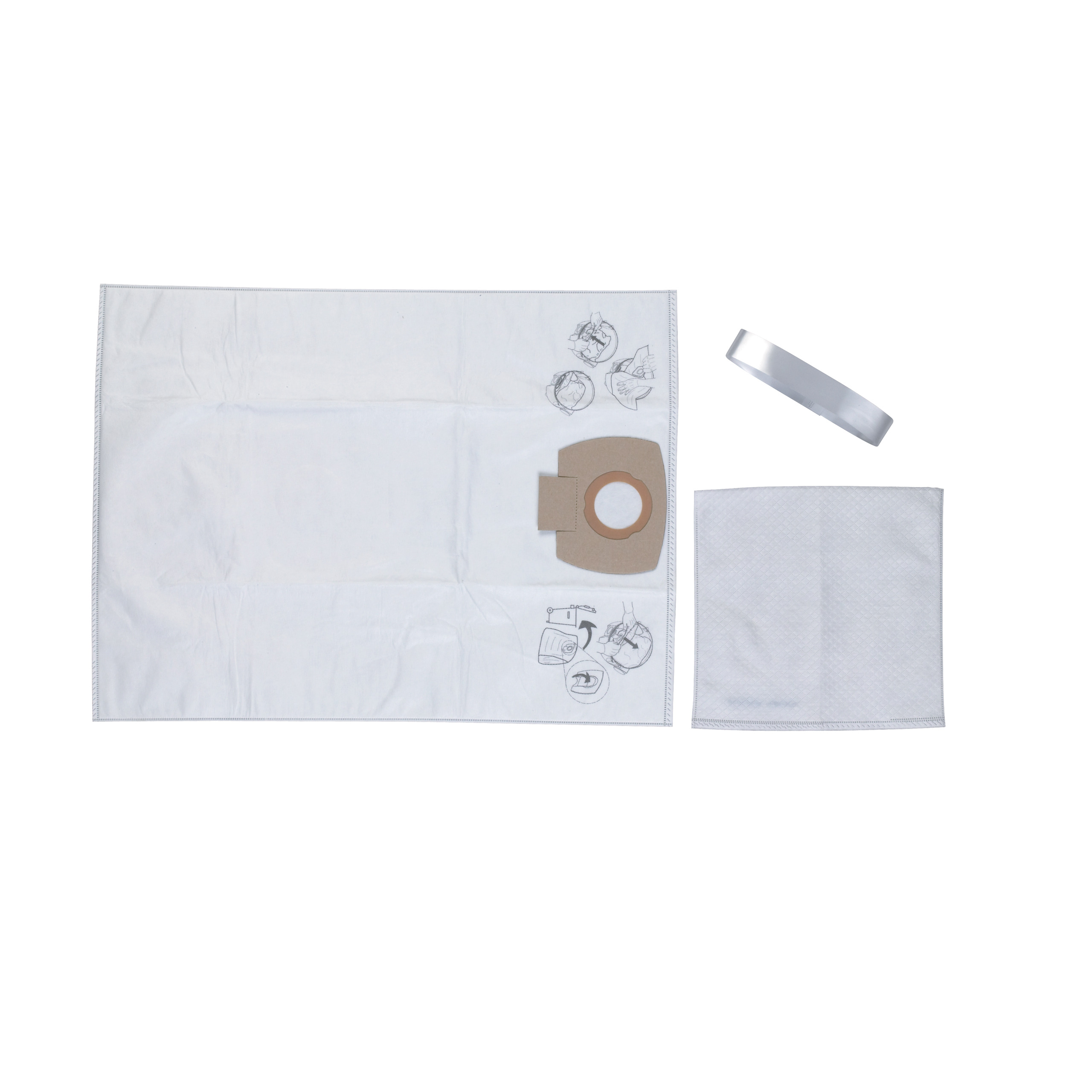 Filtersack 30 l 4 x Vliesfilter,1 x Nassfilter