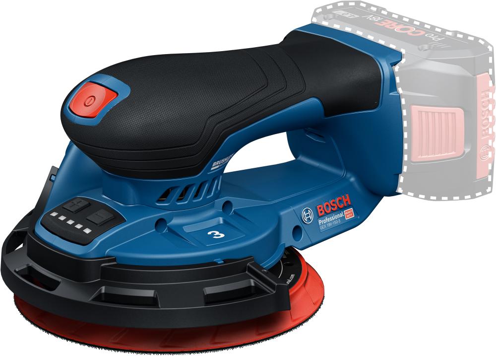 Akku Excenterschleifer GEX 18V-150-3 Bosch ohne Akku ohne Ladegerät L-Boxx