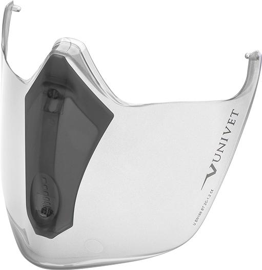 Visier für Vollsichtbrille 6X3 schwarz Visier für Vollsichtbrille 6X3 schwarz