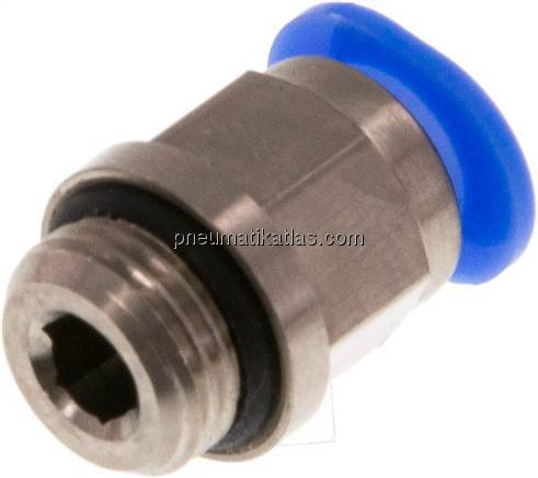 Gerader Steckanschluss G 1/8"-6mm, IQS-Mini Gerader Steckanschluss G 1/8"-6mm, IQS-Mini