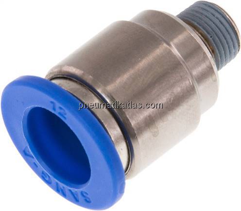 Gerader Steckanschluss R 1/8"-12mm, IQS-Standard m. Innens.