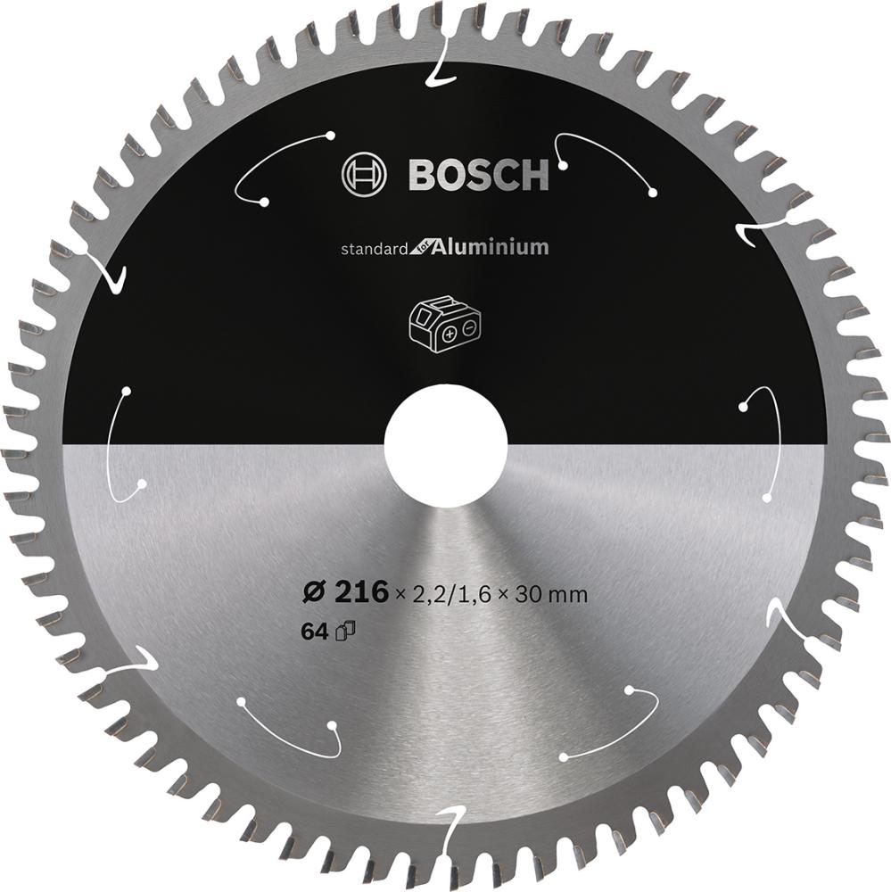 HM-Kreissägeblatt 216x2,2/1,6x30 64Z Bosch VE à 1 Stück Expert for Aluminium