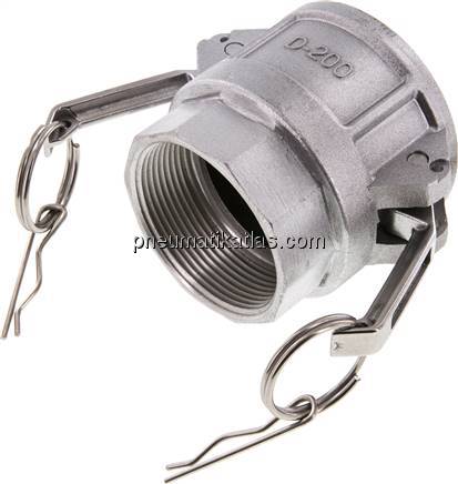 Kamlock-Kupplung (D) Rp 2"(IG), Aluminium