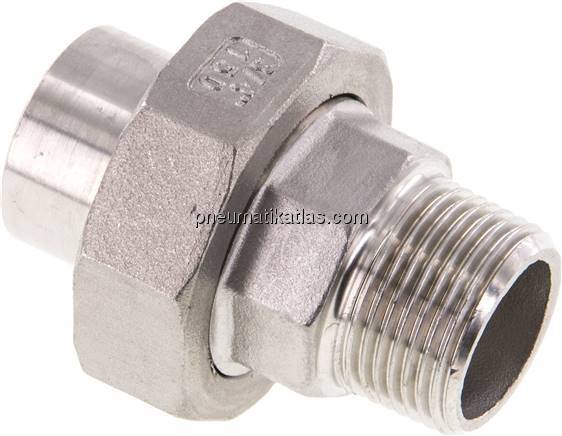 Anschweißverschraubung kon. dicht. R 3/4"(AG)-26,9mm