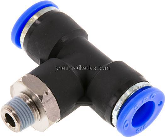 T-Steckanschluss NPT 1/8"-3/8" (9,52 mm), IQS-Inch