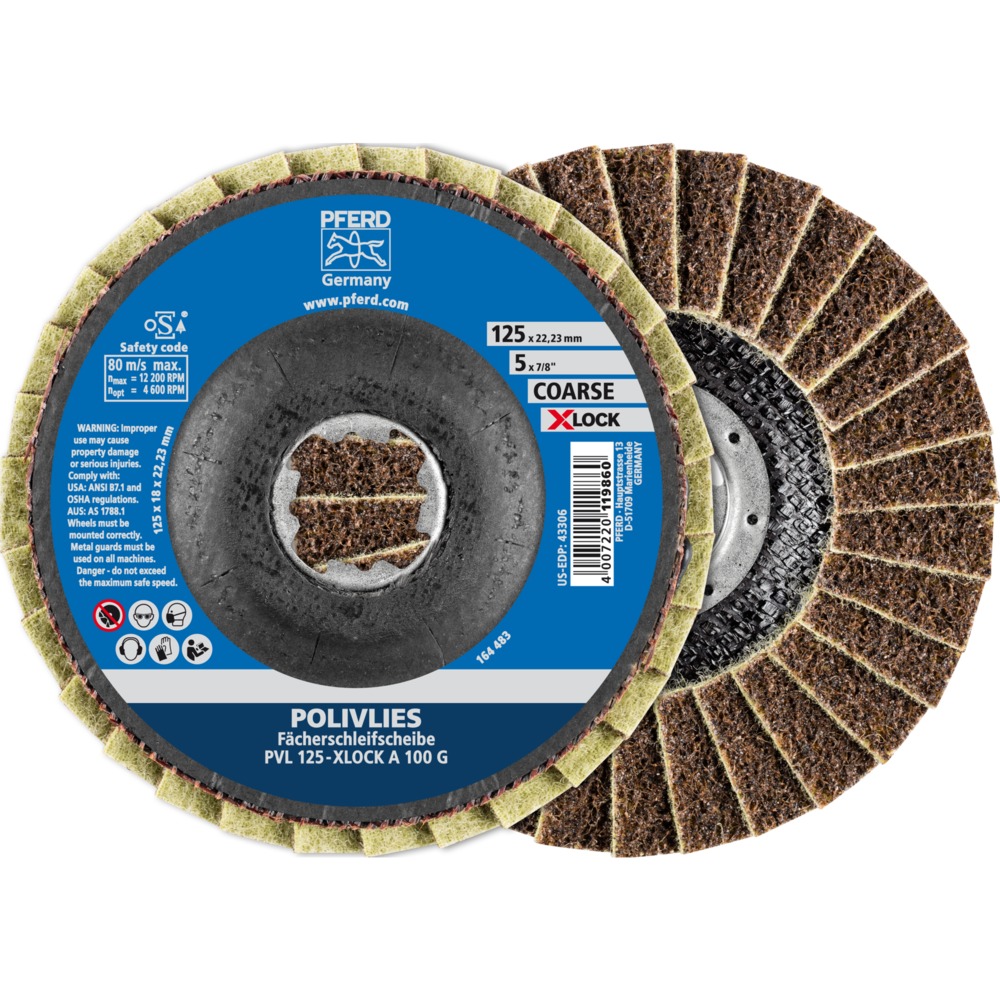 Vlieswerkzeuge PVL 125-X-LOCK A 100 G