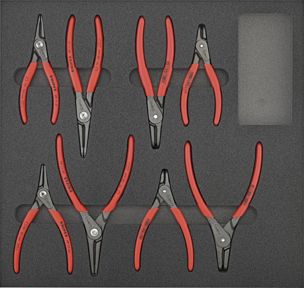 Werkzeugmodul 1/3 Sicherungsringzangen Knipex