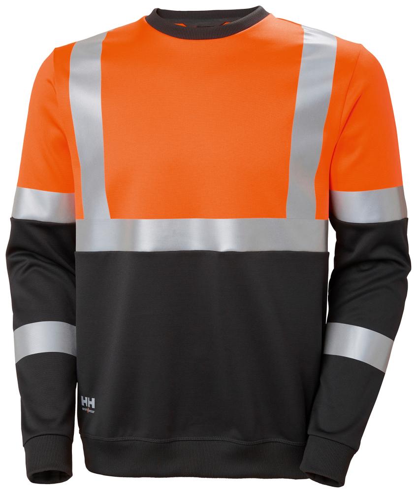 Warn-Sweatshirt, orange, Gr.2XL Warn-Sweatshirt, orange, Gr.2XL