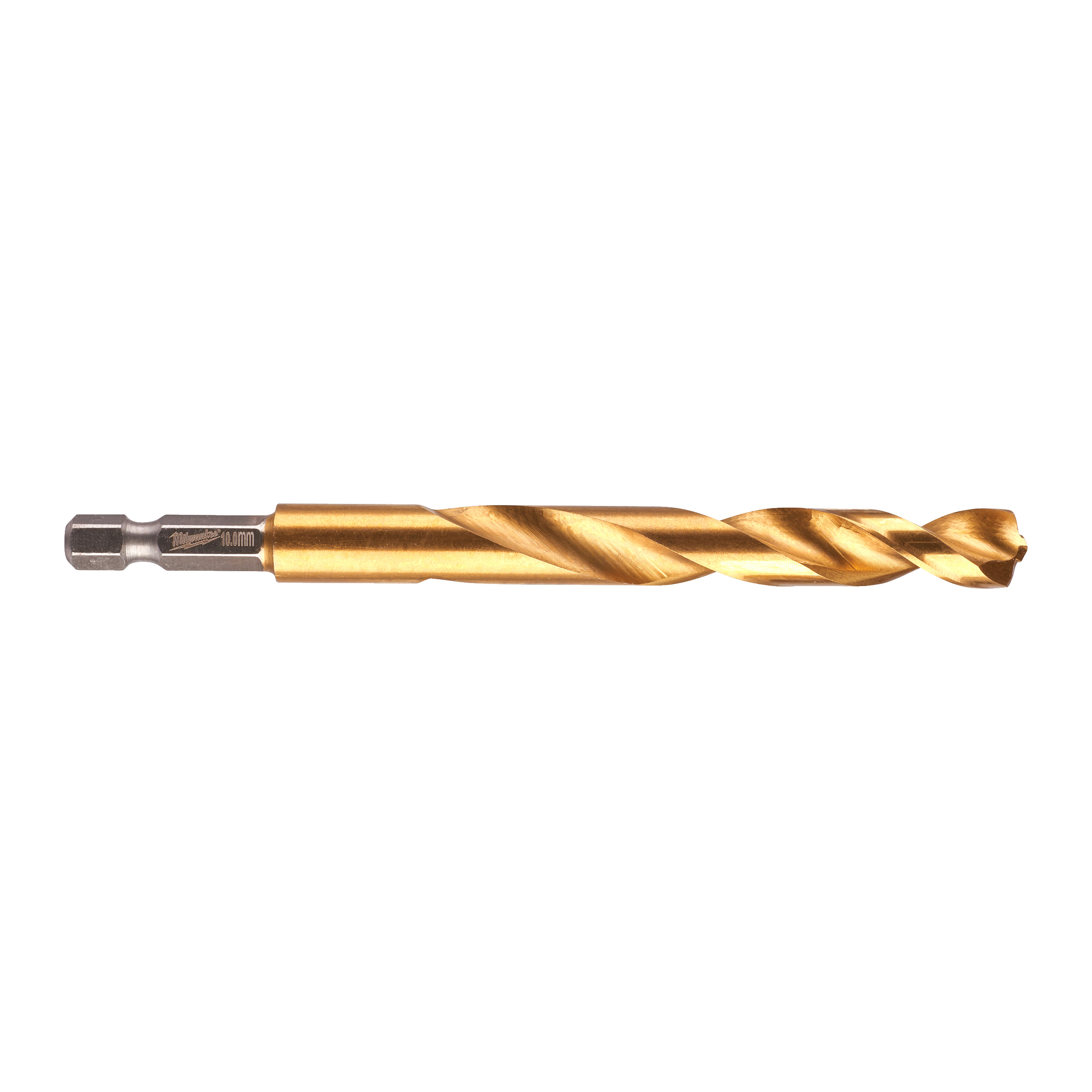 SHOCKWAVE Metallbohrer HSS G RED HEX Titan 1/4" 10,0 x 120 mm