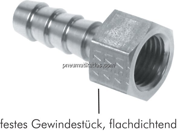 Exemplarische Darstellung: Aufschraubschlauchtülle