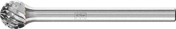 Kleinfrässtift HM kugelförmig 0605 4 3mm 6x5mm Pferd