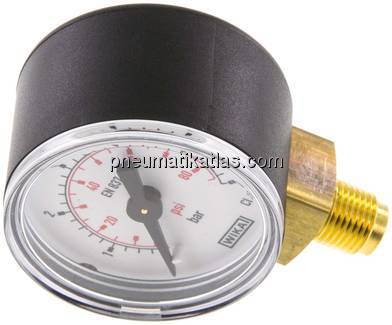Manometer senkrecht (KU/Ms), 40mm, 0 - 6 bar, G 1/8"