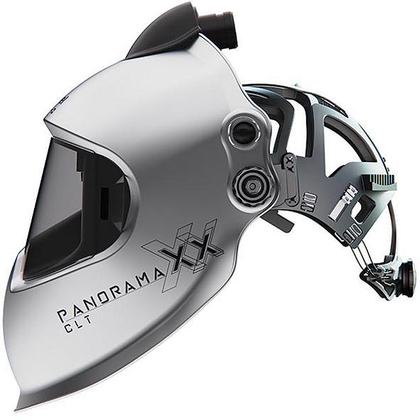 Frischluftschweisshelm Panoramaxx CLT silber für e3000x