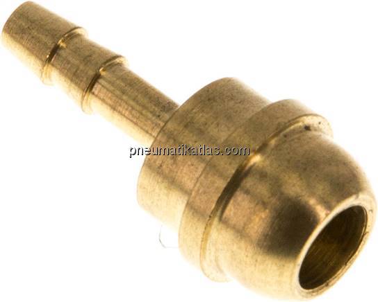 Tülle Messing, G 3/8"-4mm, ohne Mutter