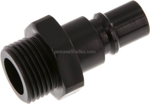 Kupplungsstecker (NW7,2) G 3/8", POM offen