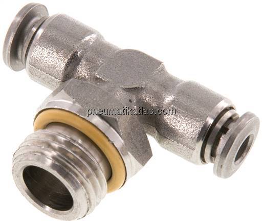 T-Steckanschluss G 1/4"-4mm, IQS-Edelstahl