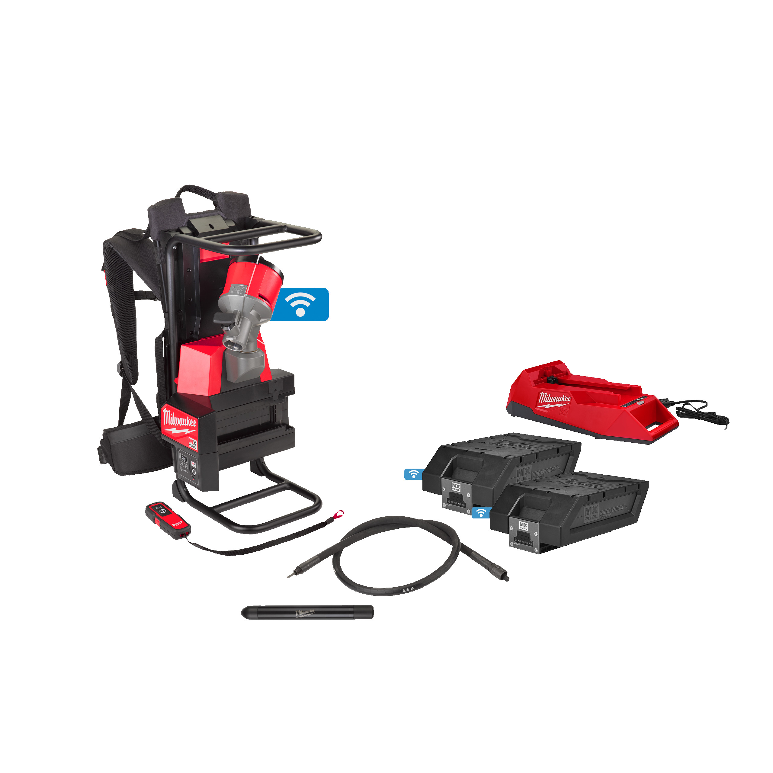 MXFCVBPKIT 602 MX FUEL Rucksack Betonverdichter