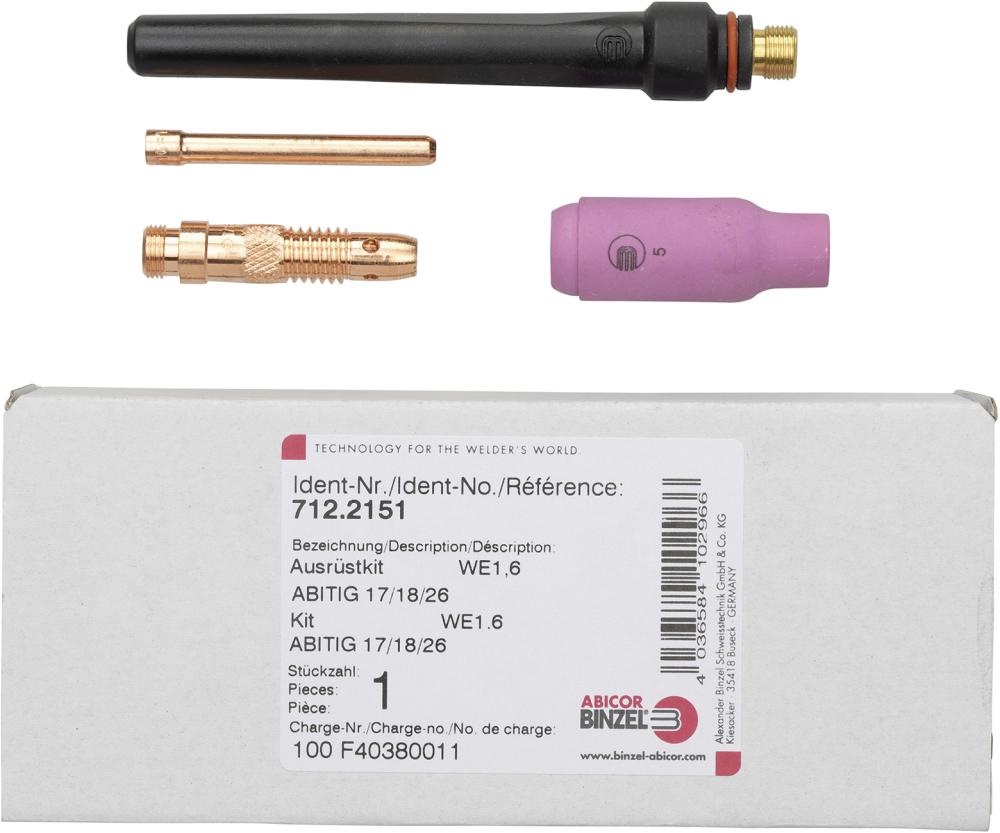 Ausrüstkit SRT18 für We 1,6mm BINZEL