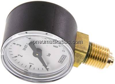Manometer senkrecht (KU/Ms), 40mm, 0 - 6 bar, G 1/4"